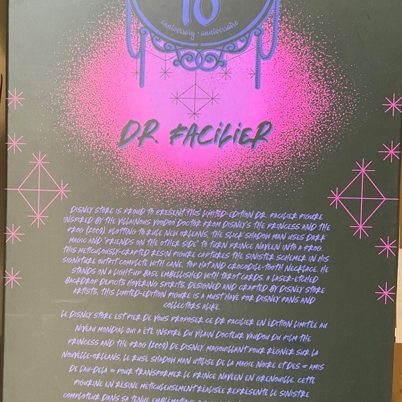 Disney Princess and the frog Dr Facilier limited doll - Picture 4 of 4